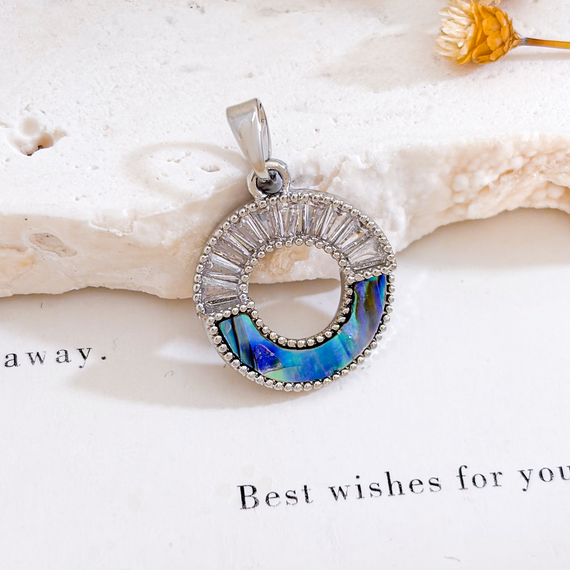 Xl1478 ring pendant silver