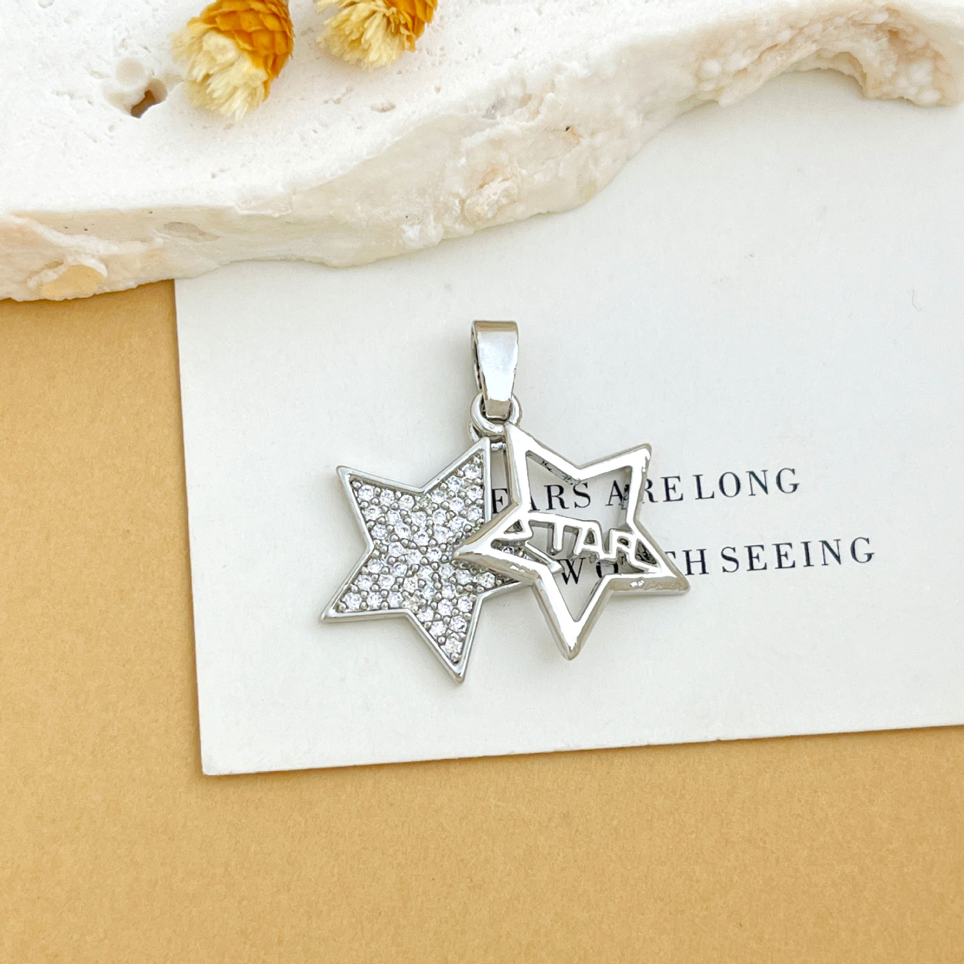 Xl2737star star pendant silver