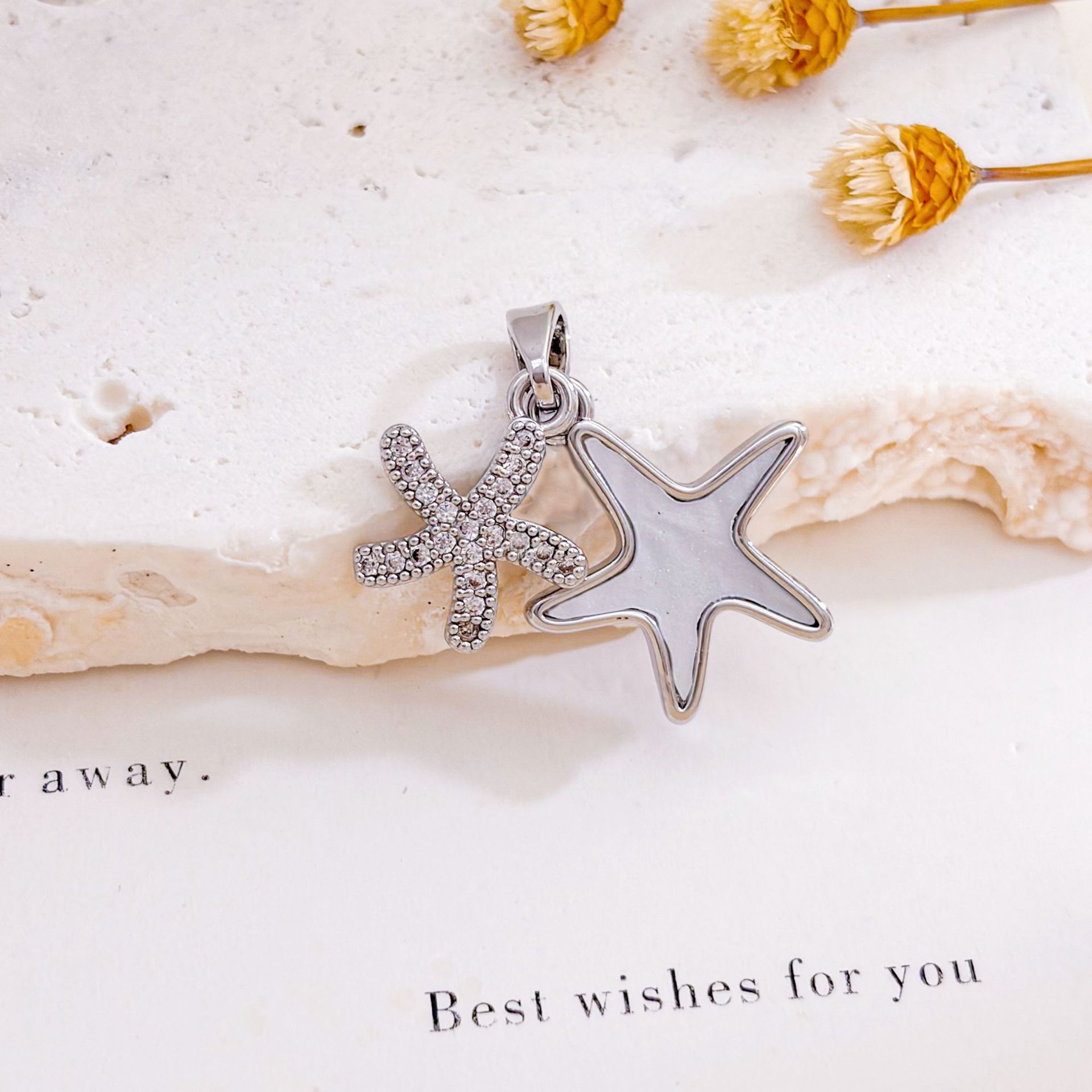 Xl4381 starfish pendant silver