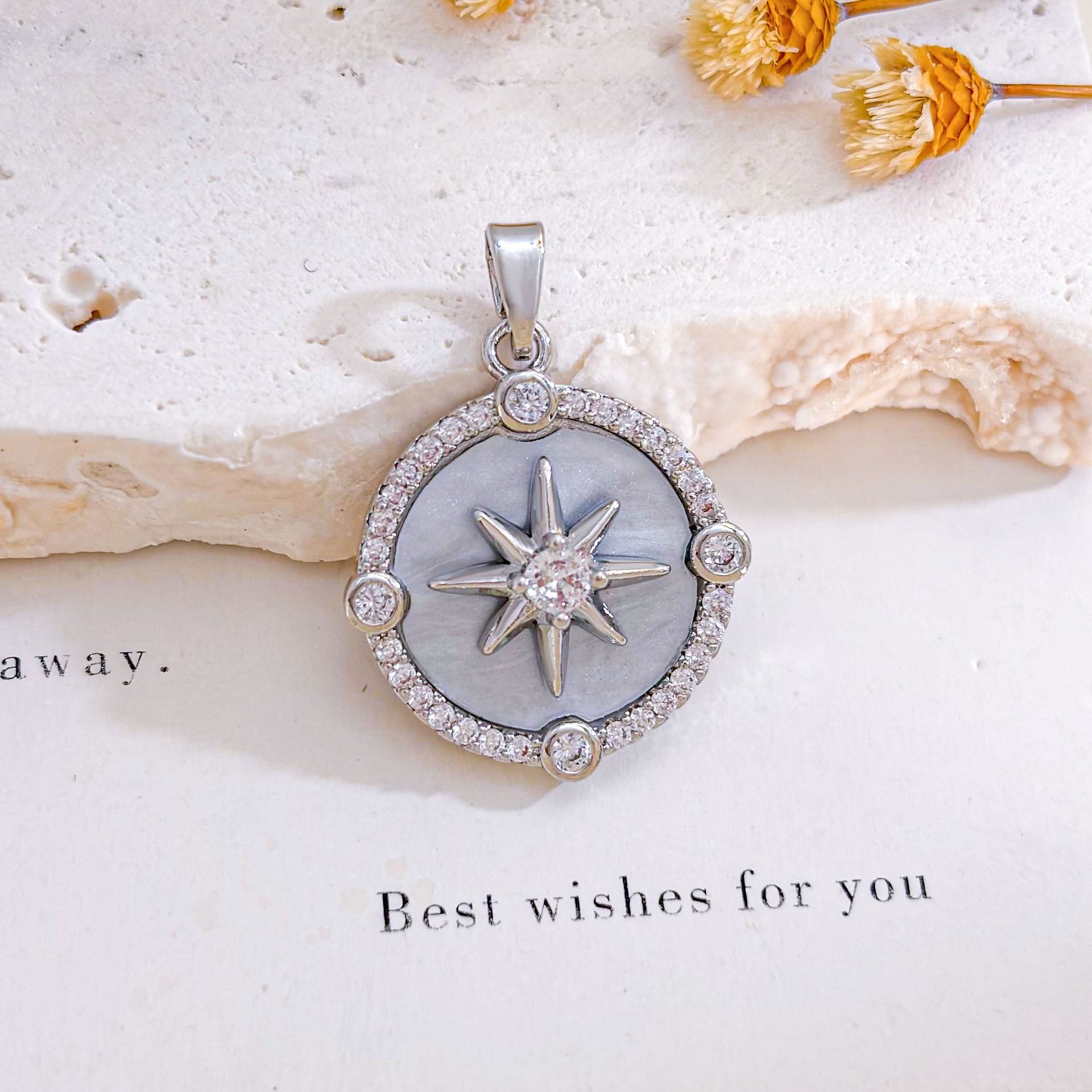 Xl3967 six-pointed star pendant silver