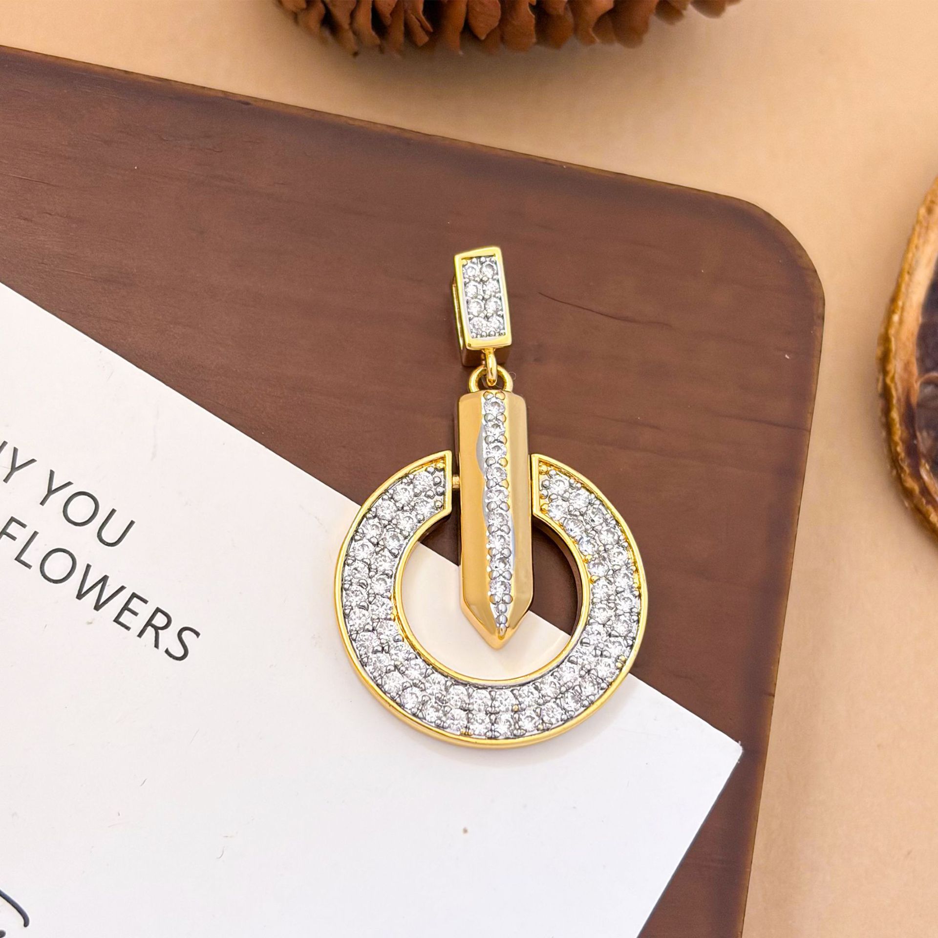 Xl3589 ring two-color pendant