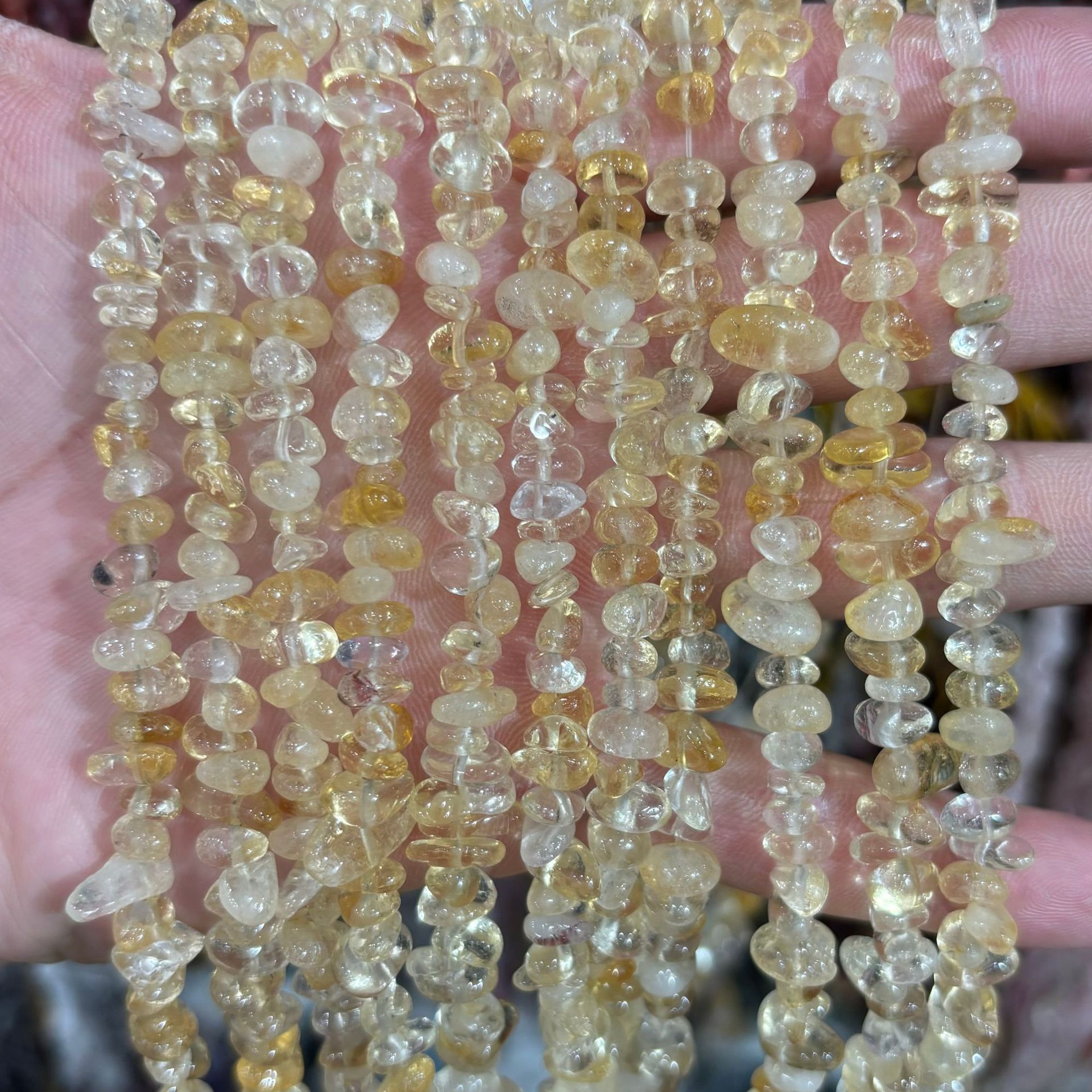 Light yellow crystal