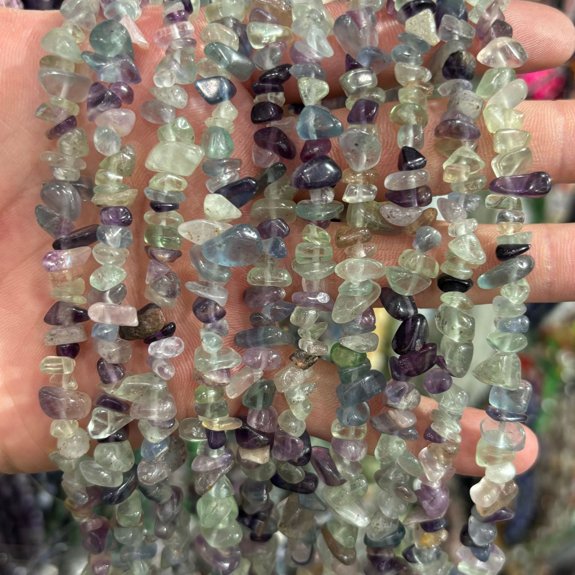 Colored fluorite