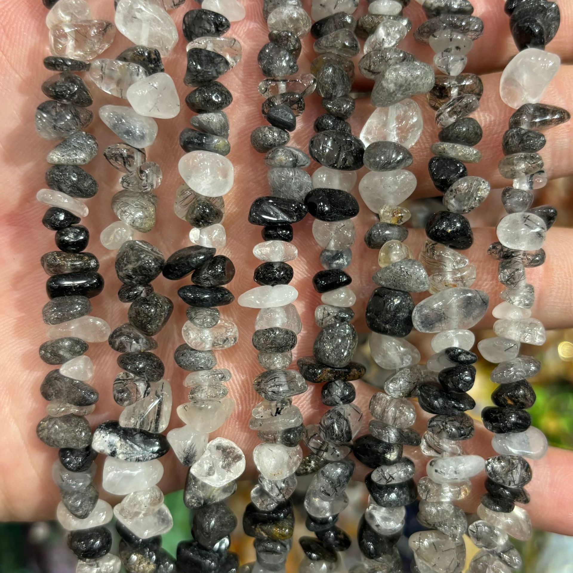 Black hair crystal