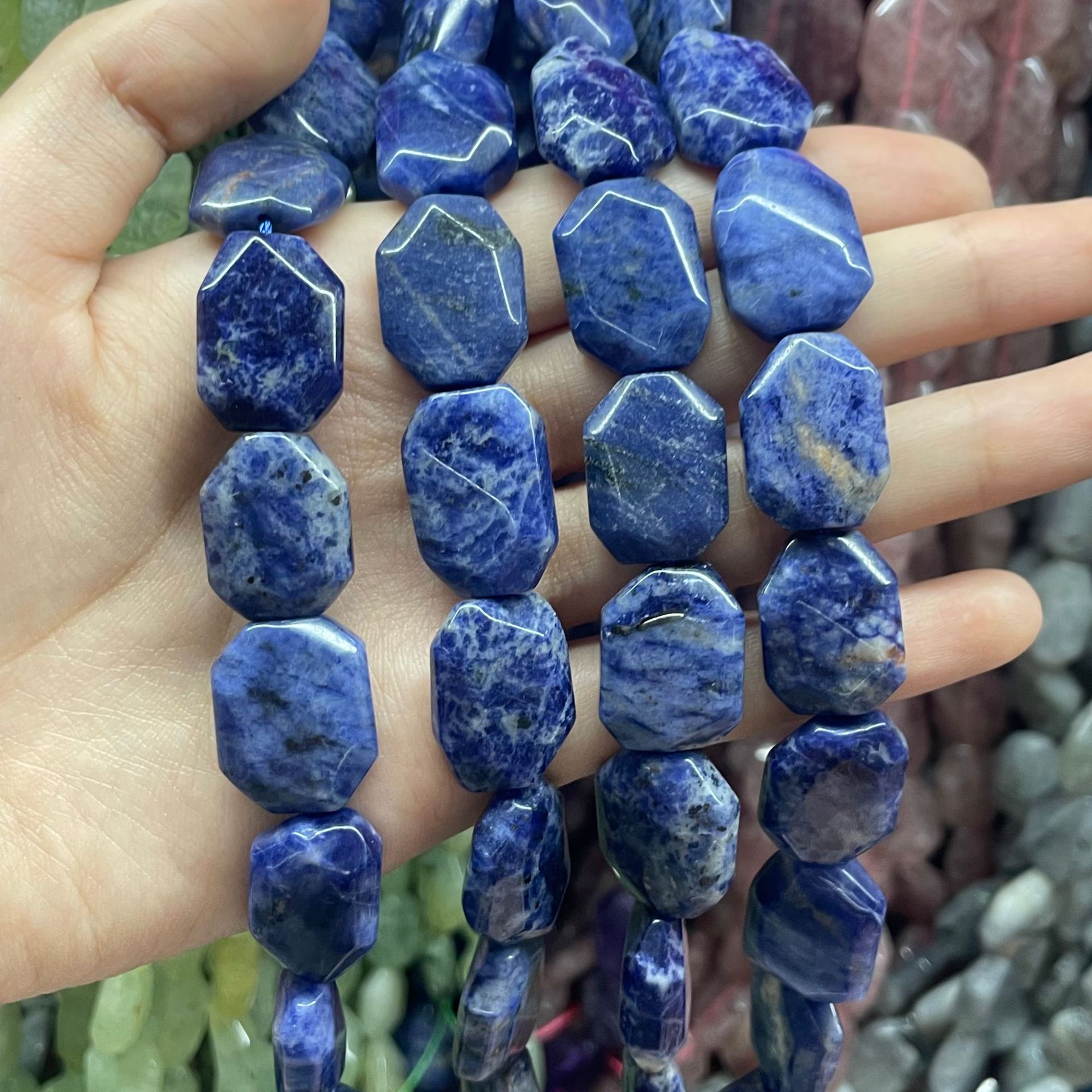 Natural blue stone