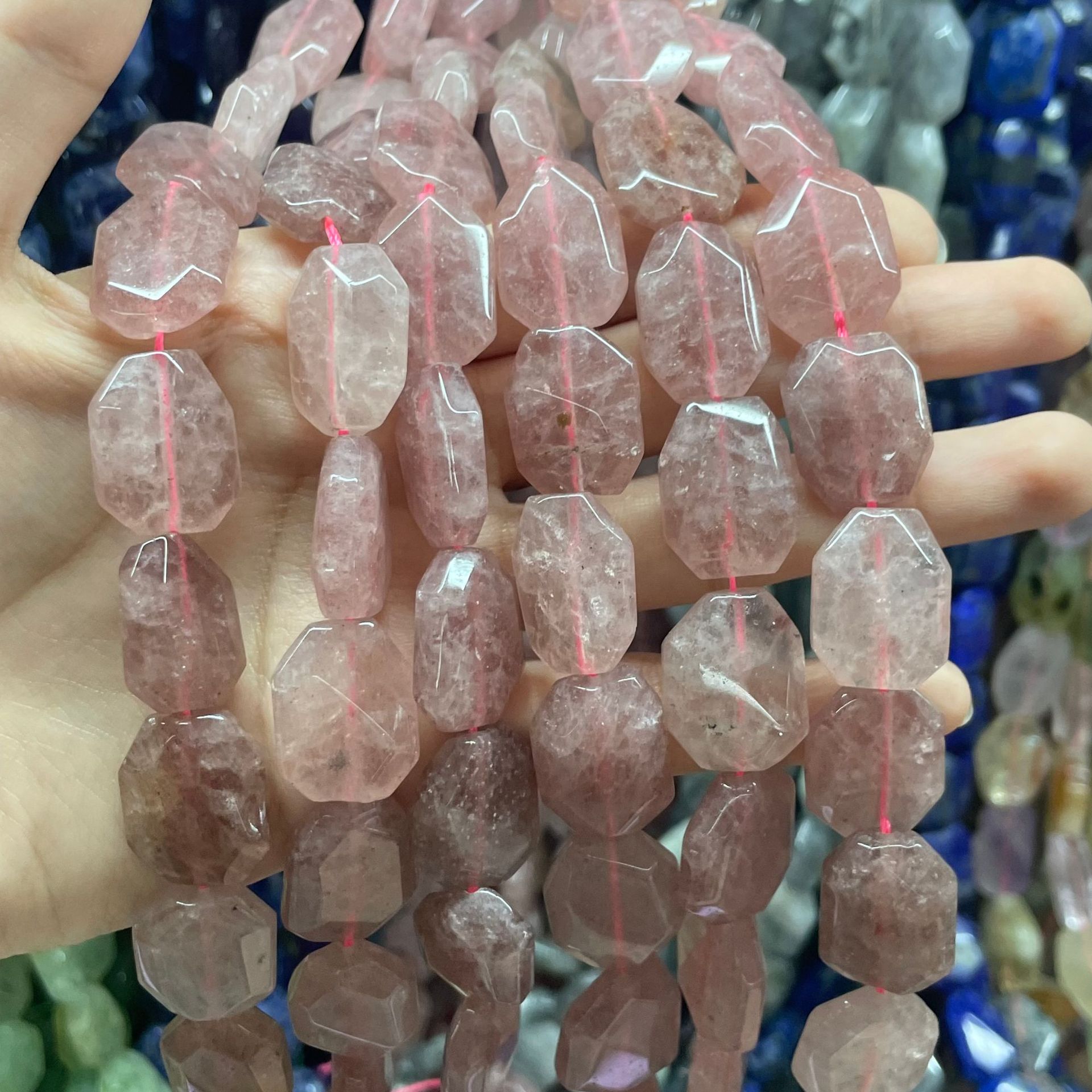 Natural strawberry crystal