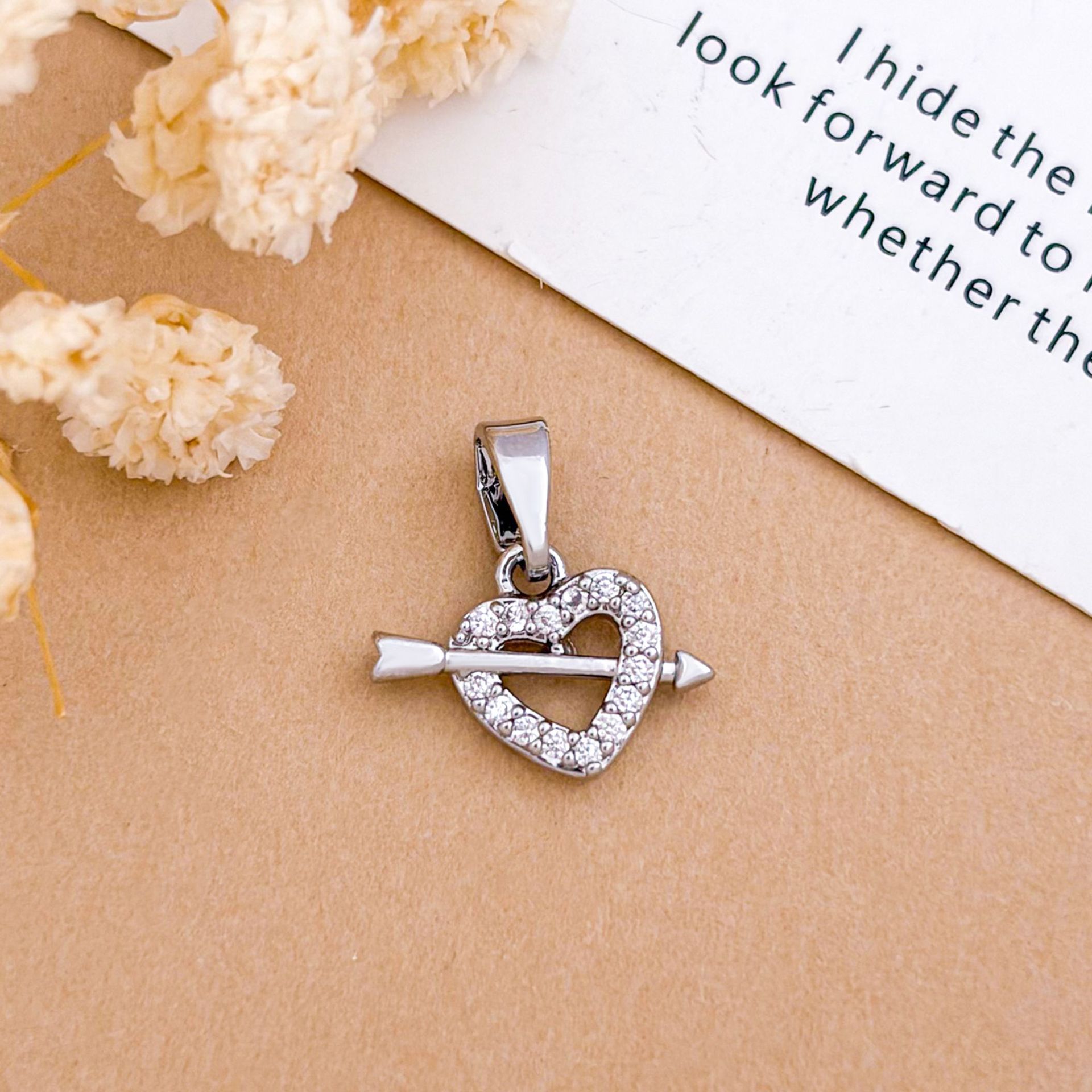Xl6372 love at first sight pendant silver