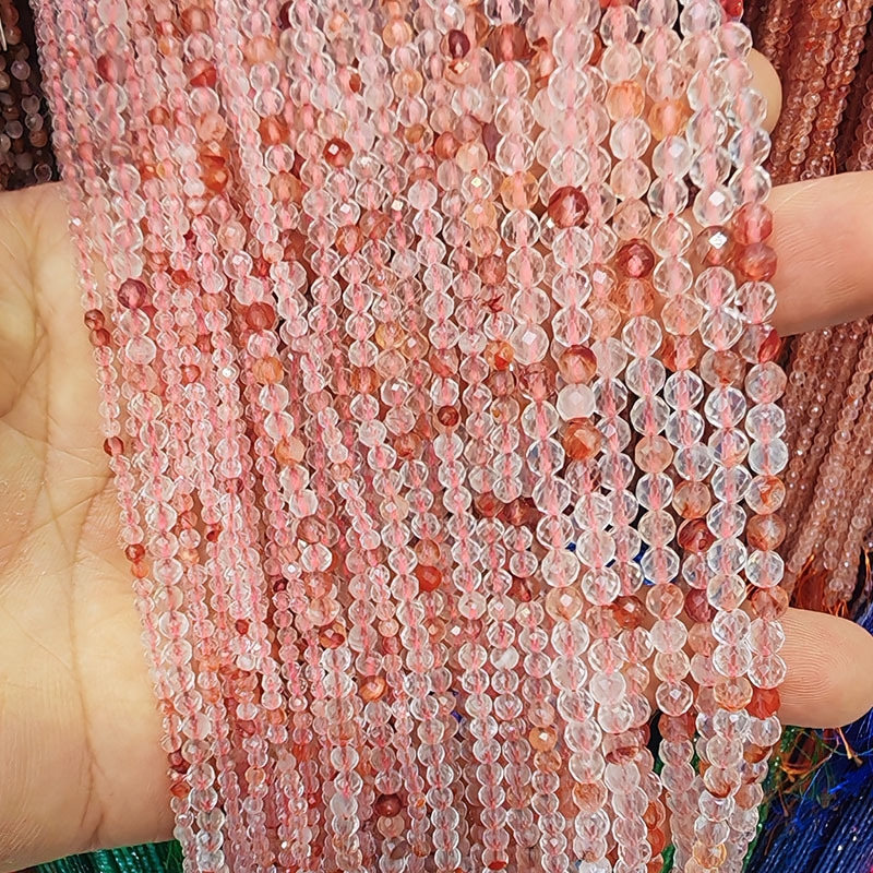 Red jiaohua agate