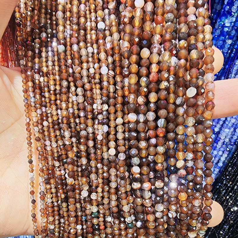 Coffee mixed color agate