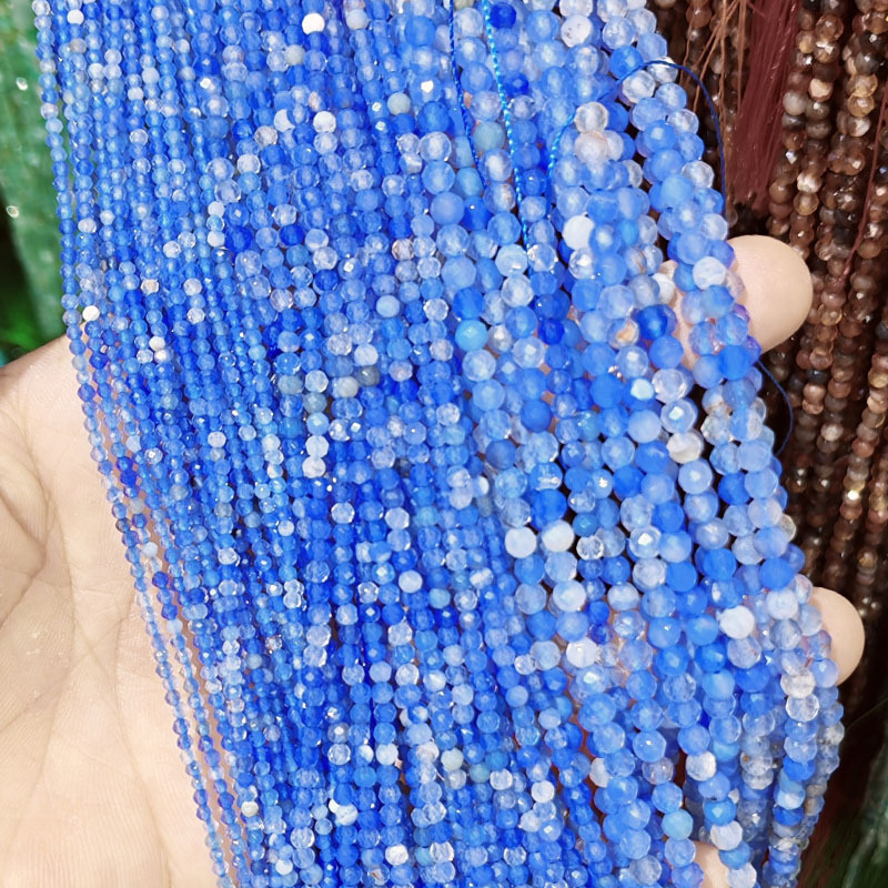 Light blue mixed agate