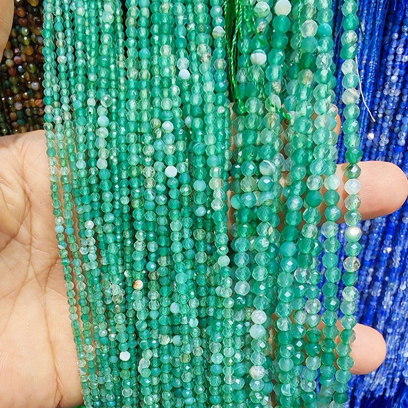 Mixed green agate