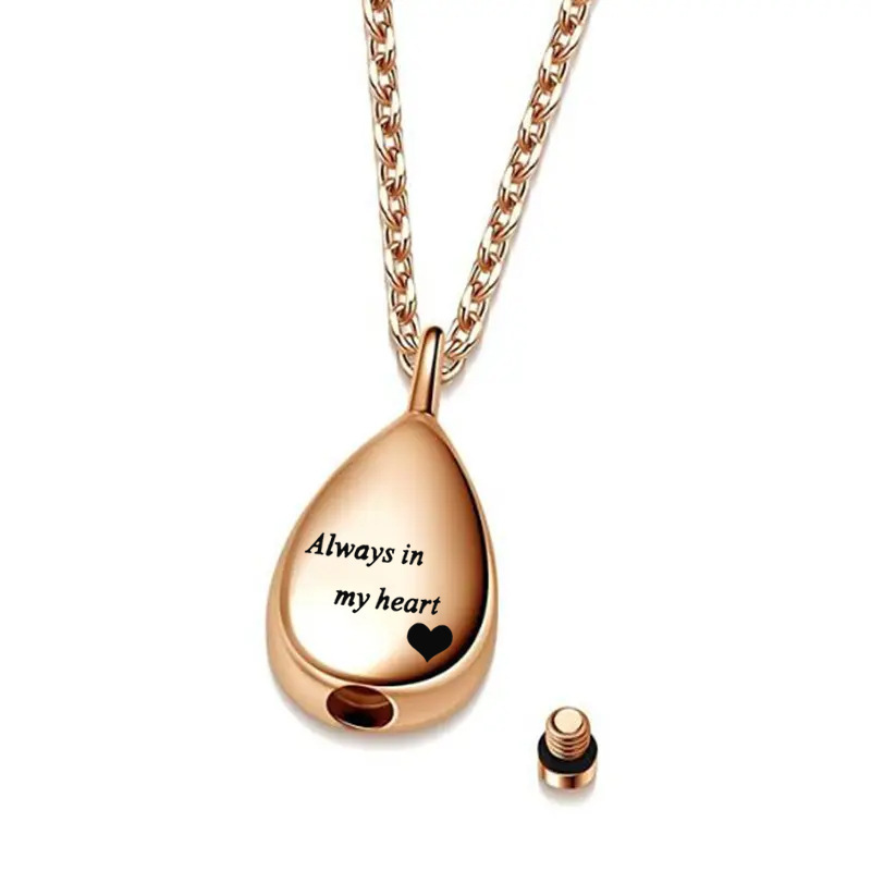 Rose gold with 50cm cross chain
