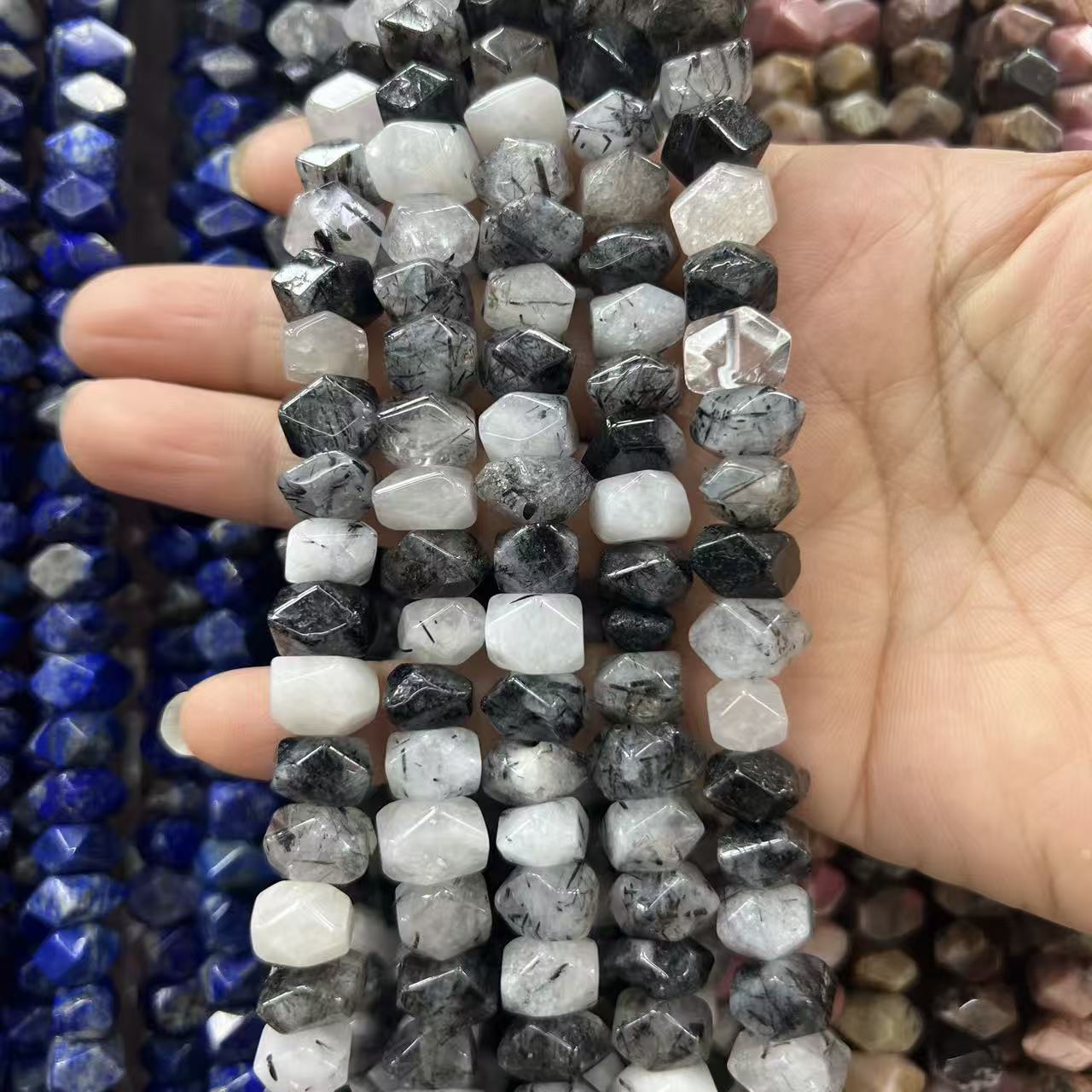 Black hair crystal
