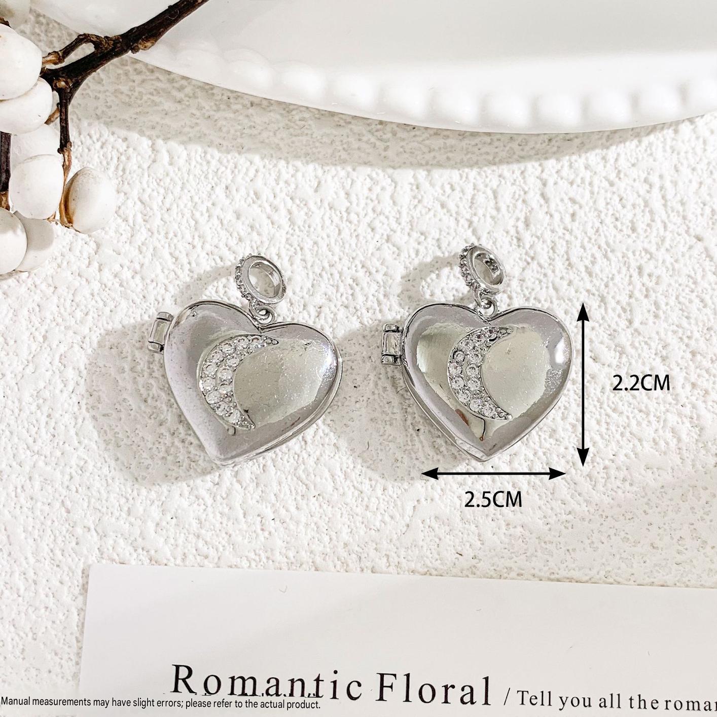 Xl4330 moon opening pendant silver