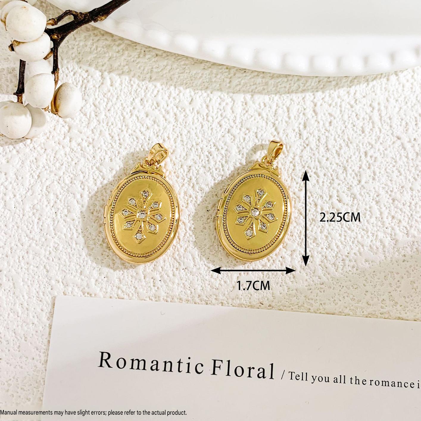 Xl4337 star open/closed pendant - gold