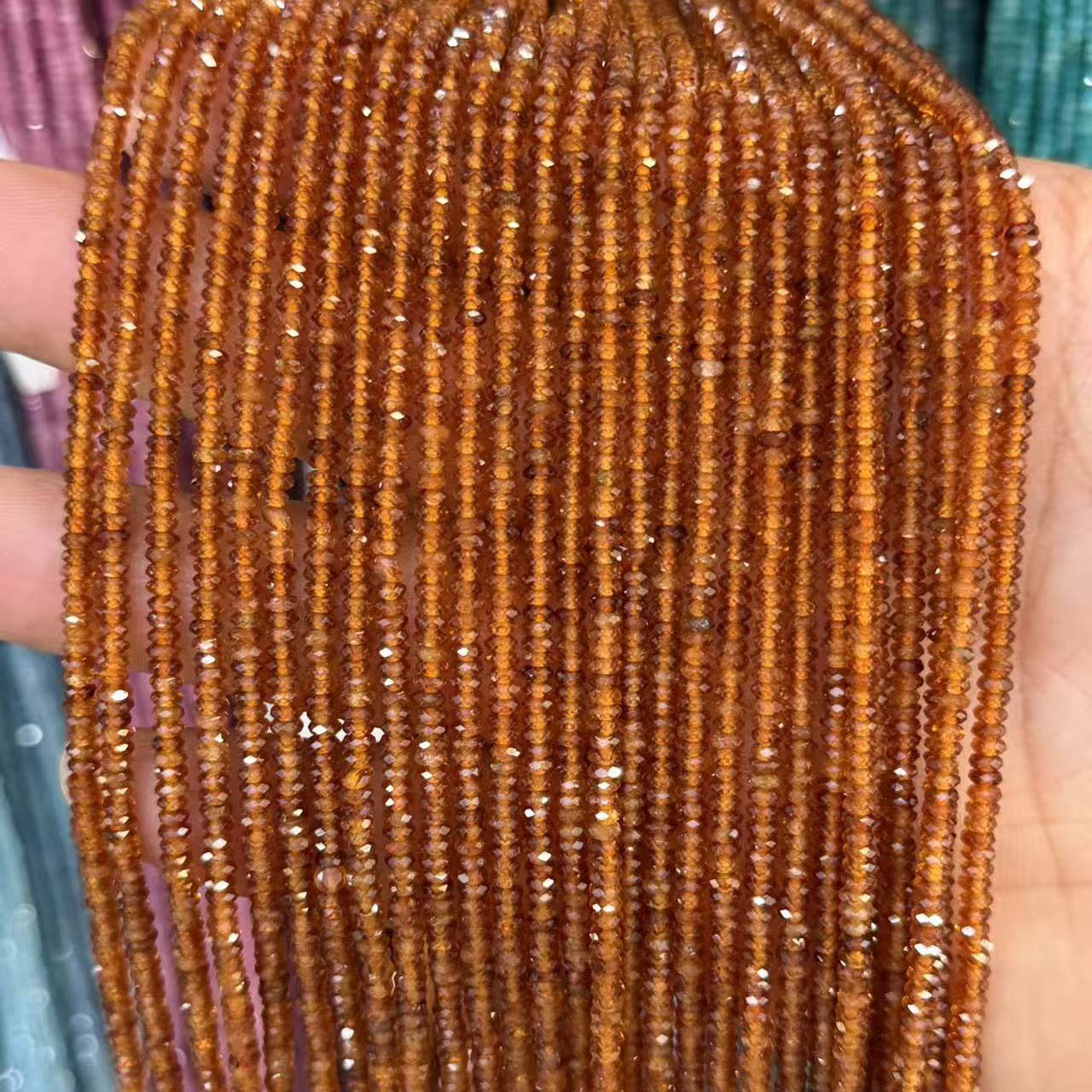 Orange garnet