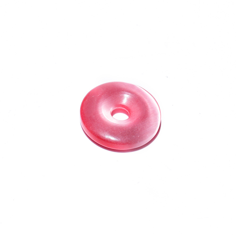 Pink cat's eye stone