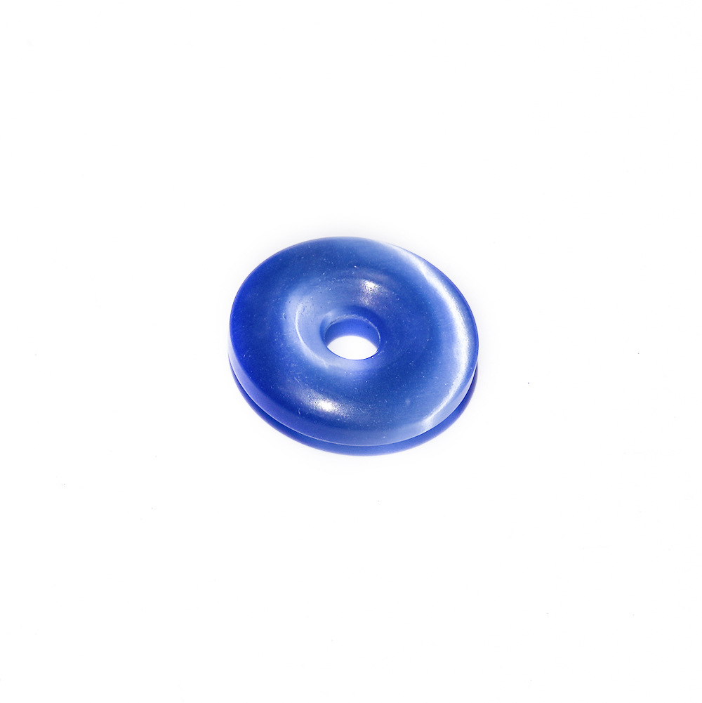 Dark blue cat's eye stone