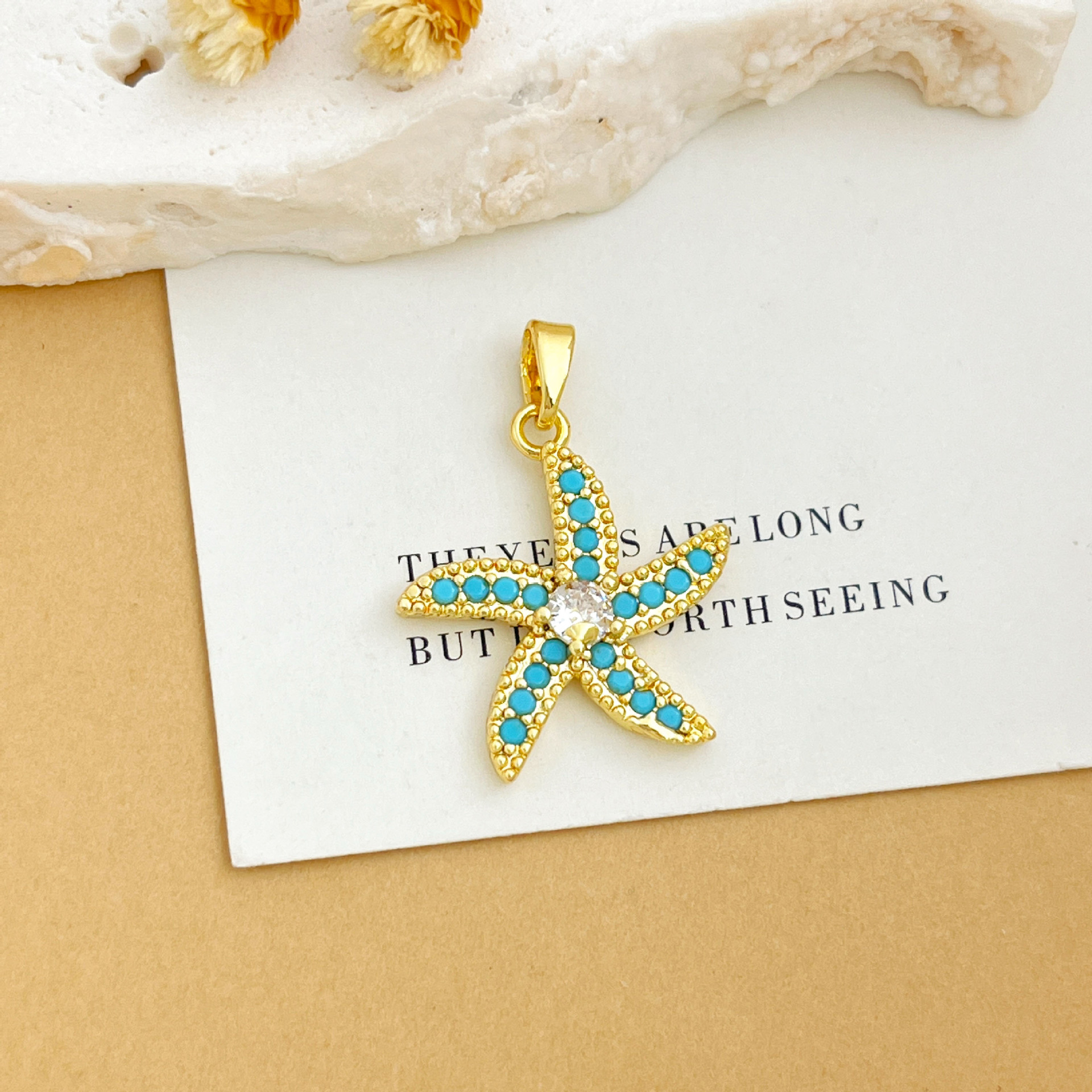 Xl5078 starfish pendant gold