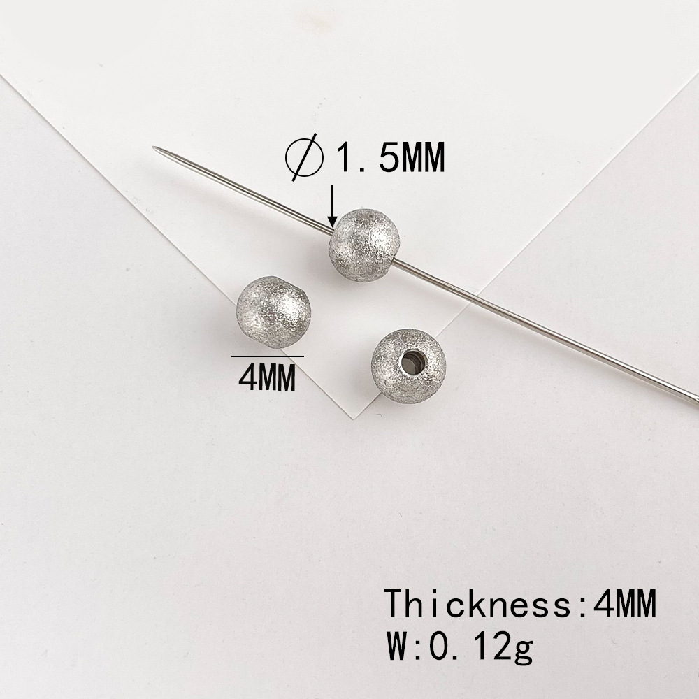 4 # Steel color 4mm (small hole)