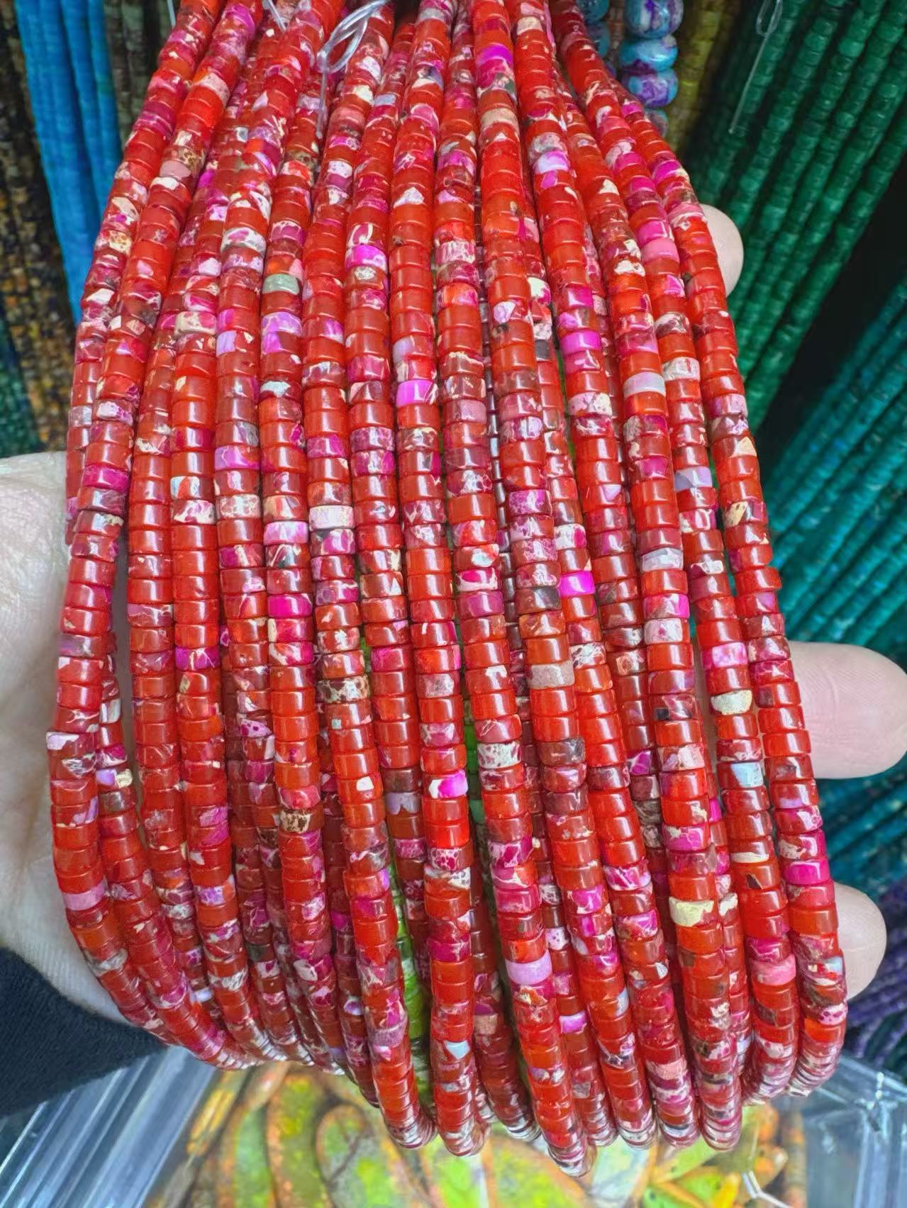 Bright red