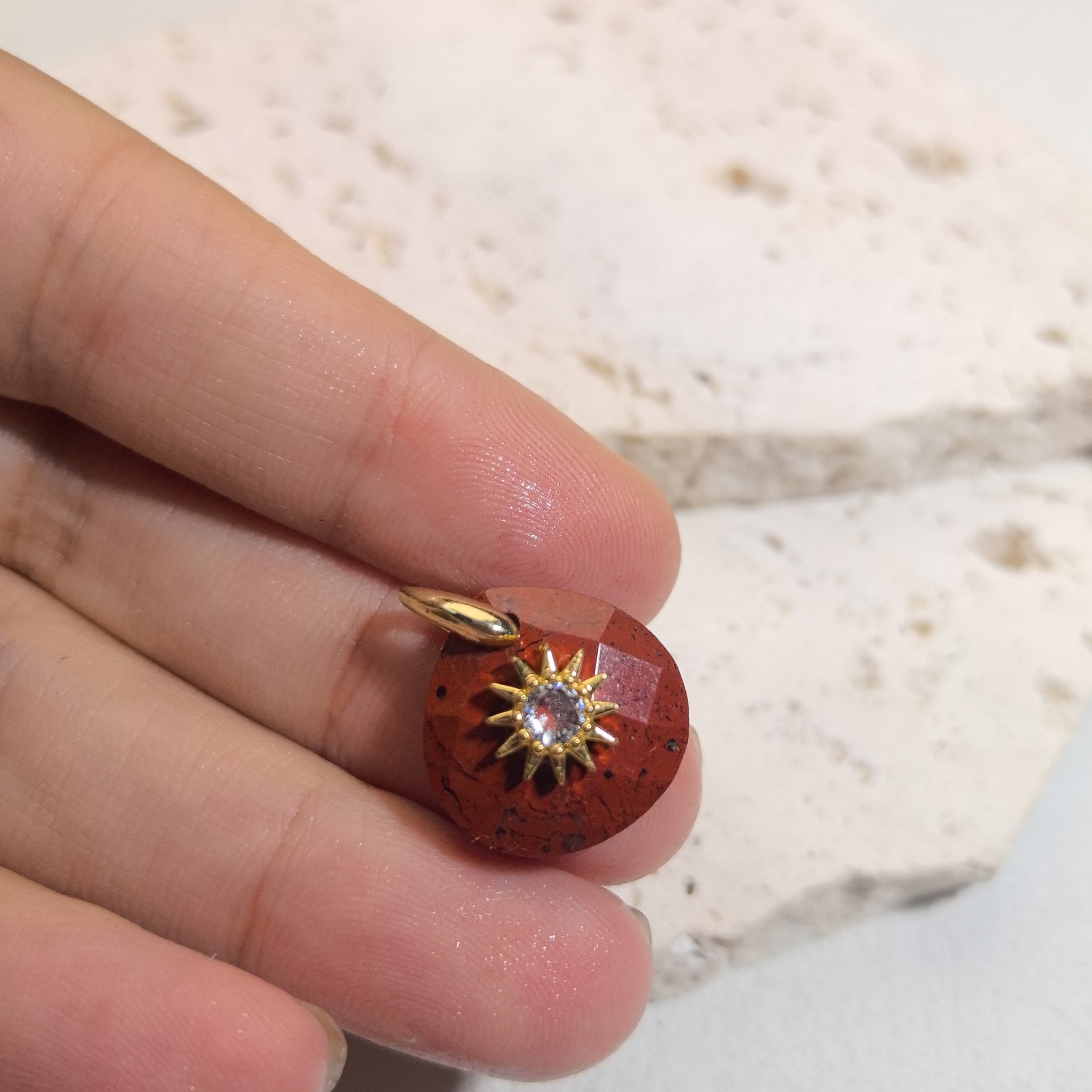 Red stone