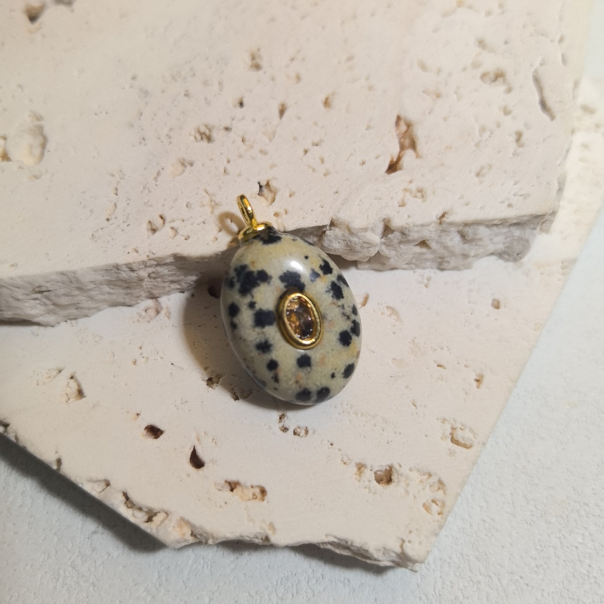 Speckled stone
