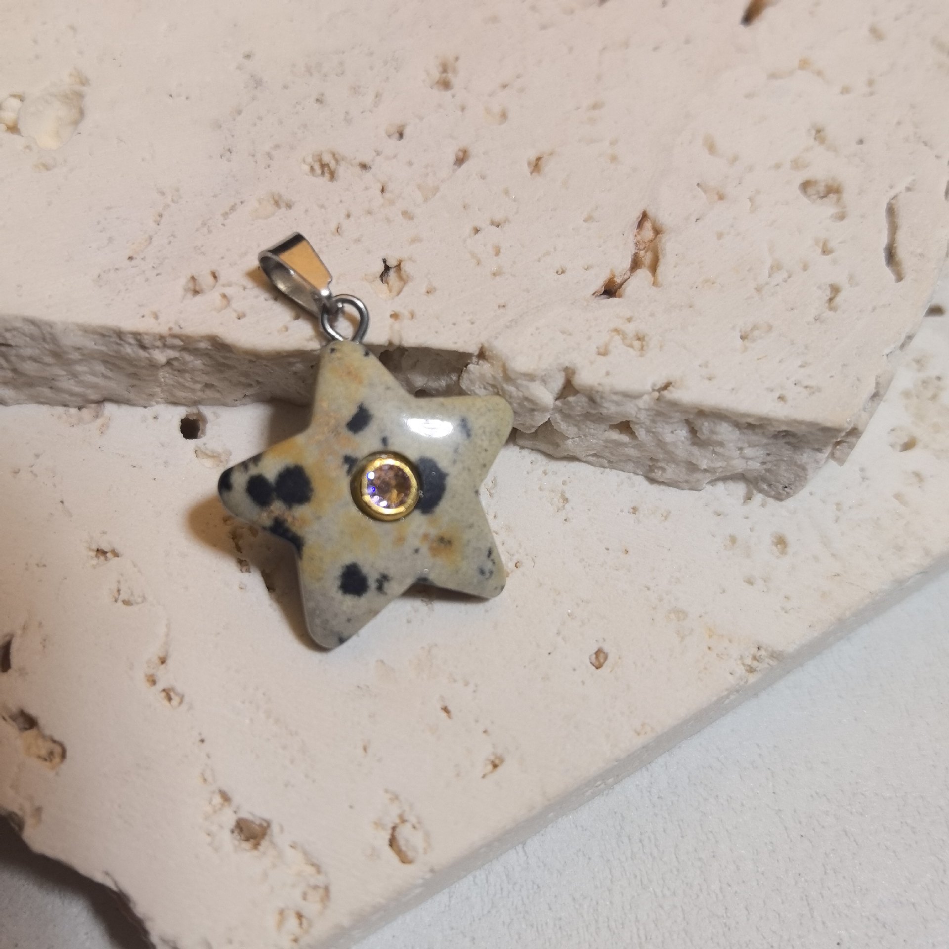 Speckled stone