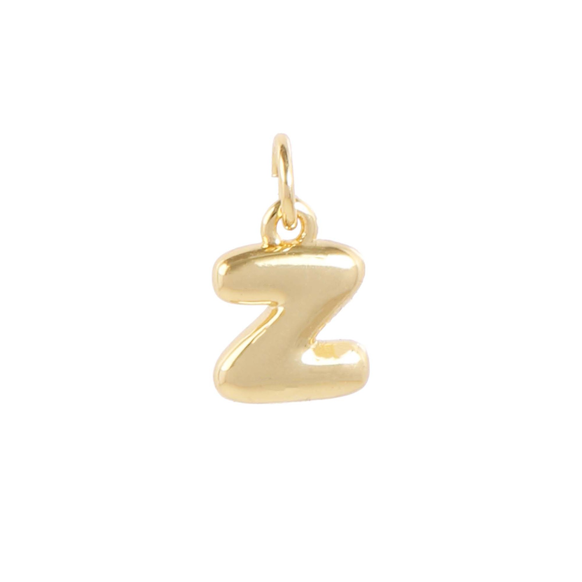 18k gold single letter z