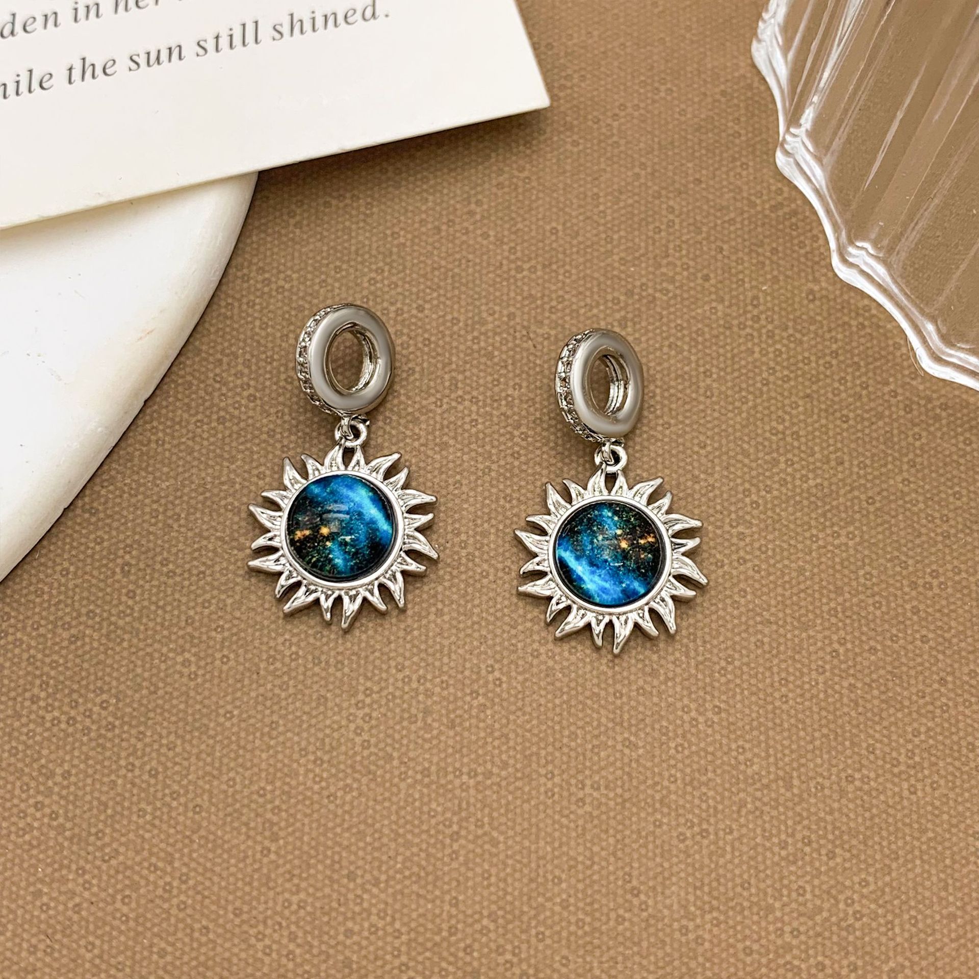 Xl2322 sun planet pendant silver