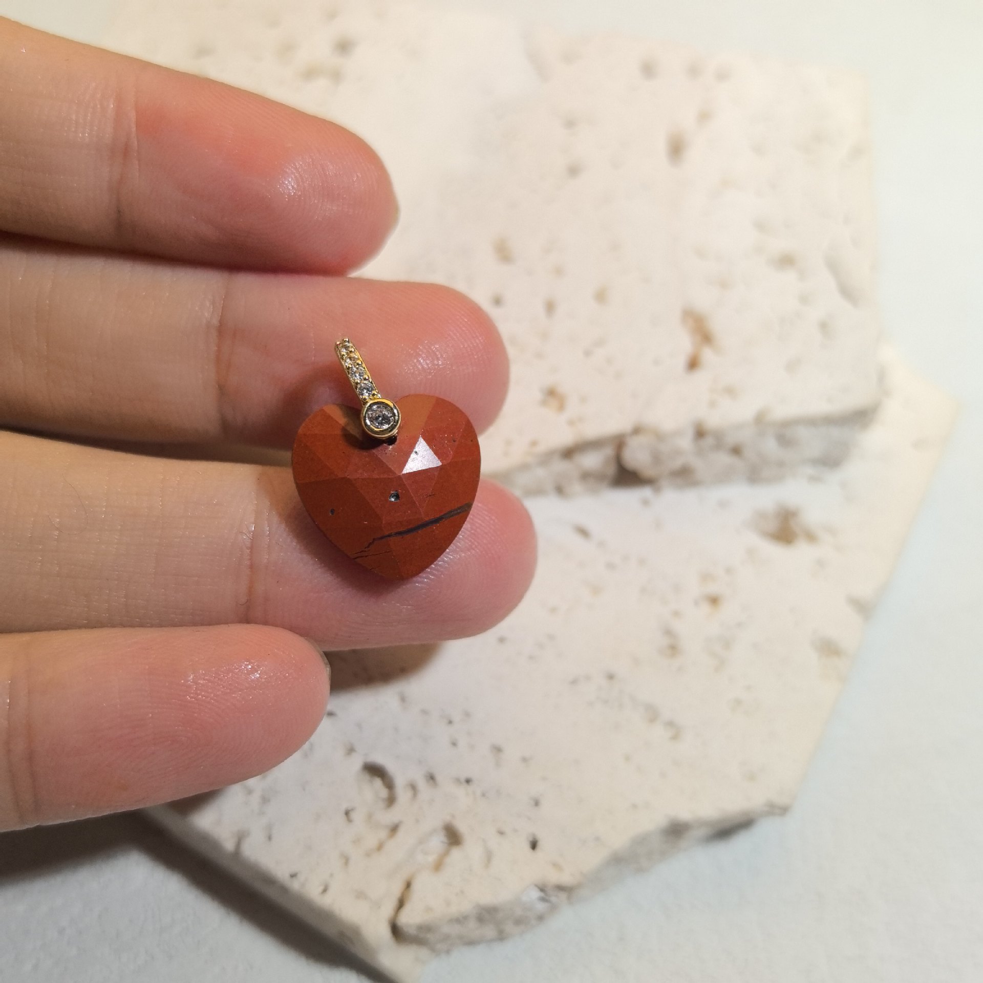 Red stone