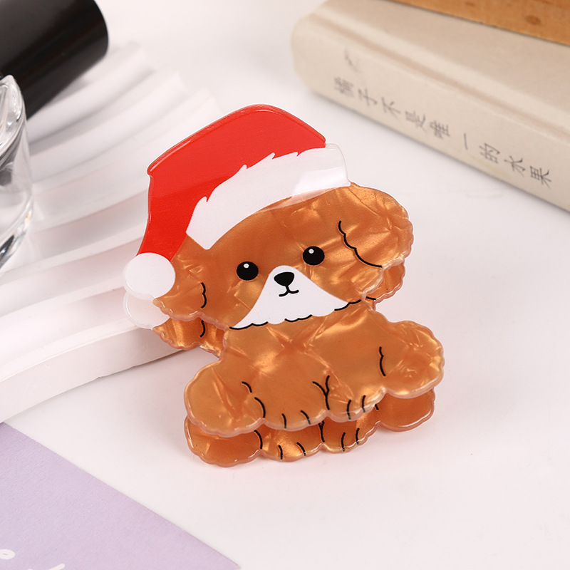 Christmas hat puppy