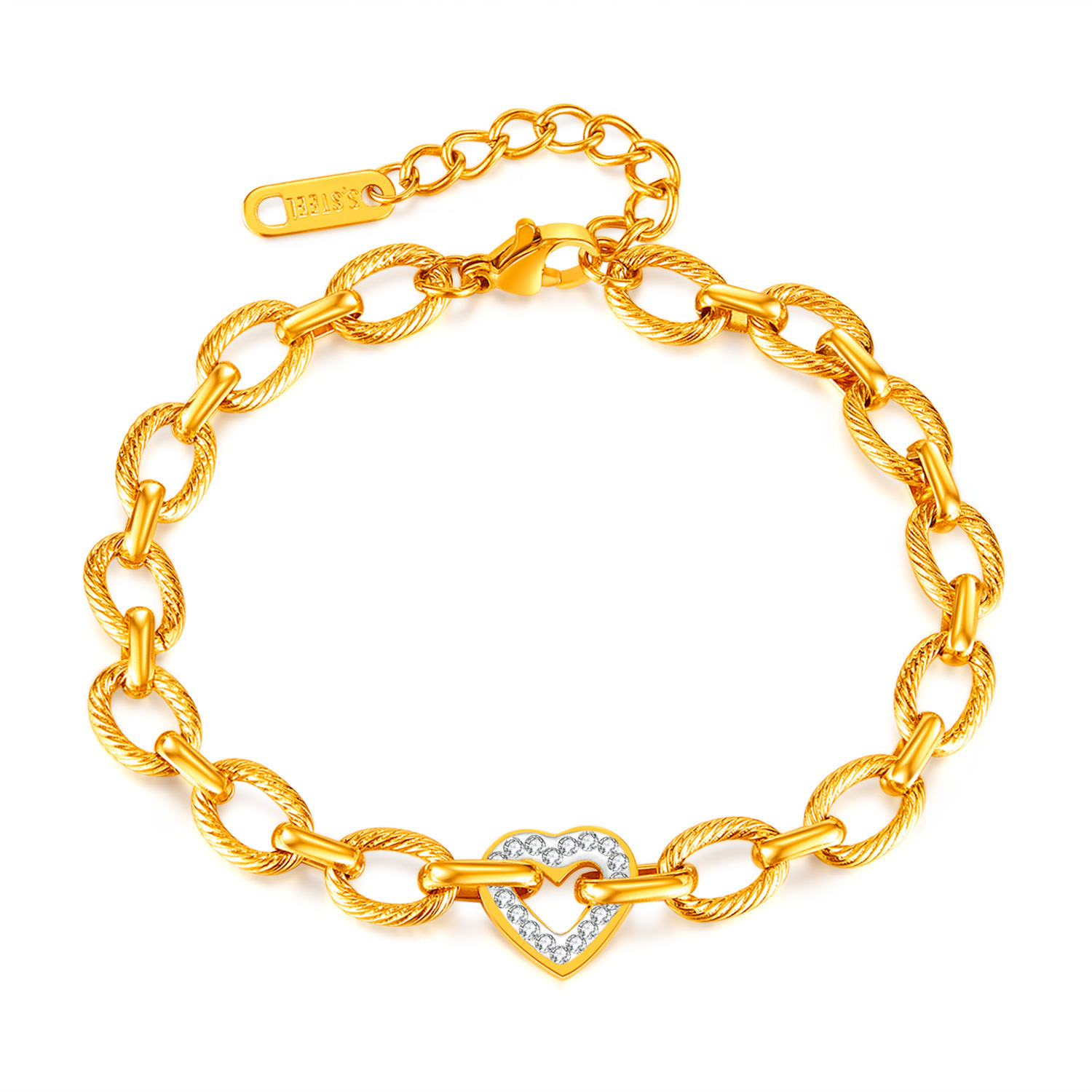 GS1529-Steel Bracelet Gold