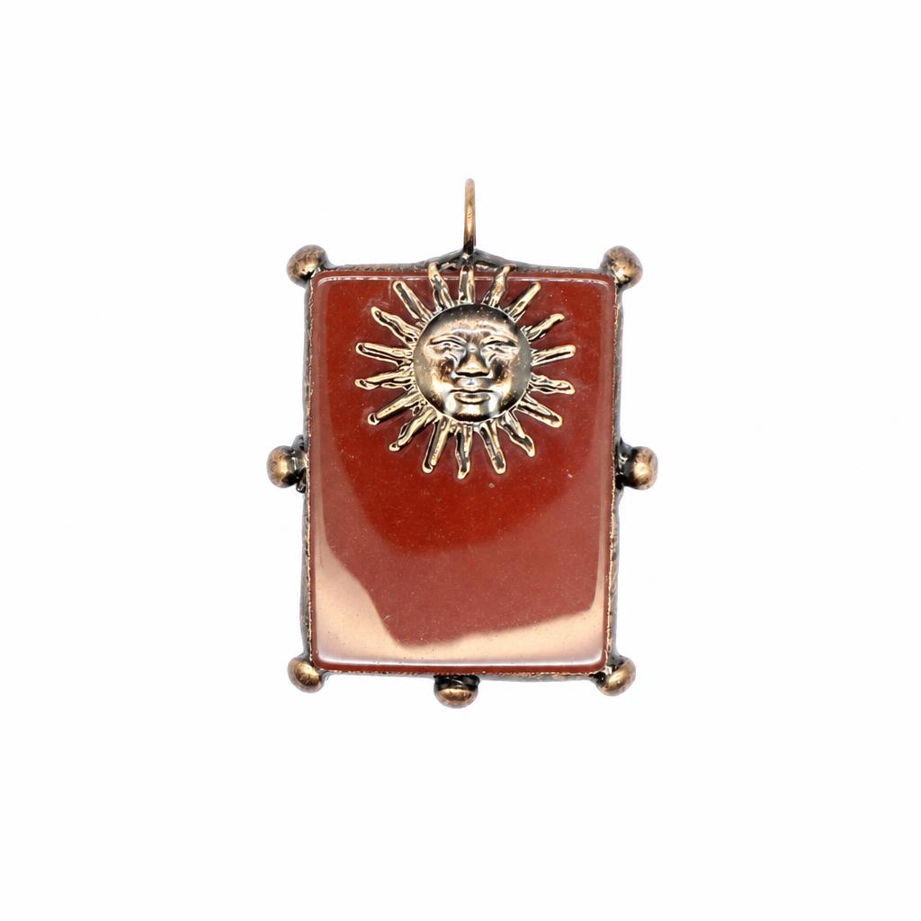 Red agate (bronze)