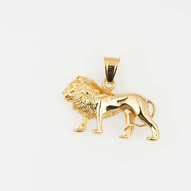 Gold single pendant without chain