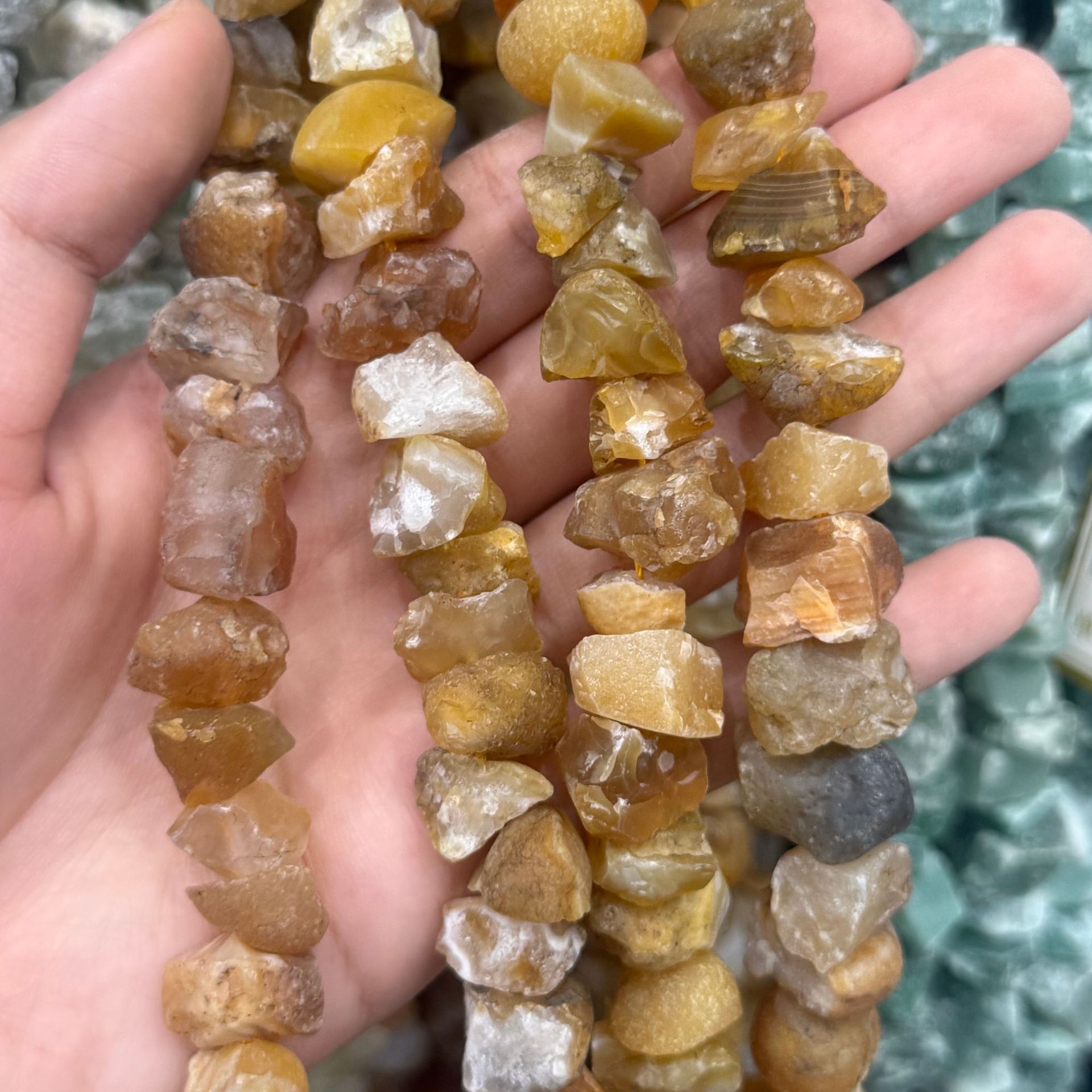 yellow Botswana agate