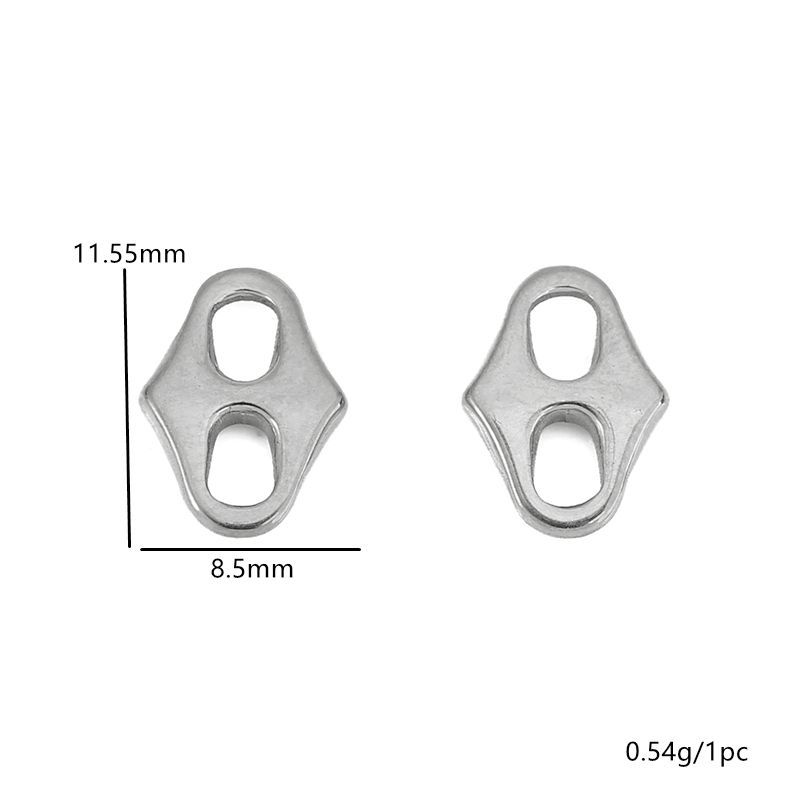 Steel color 8.5x11.55mm