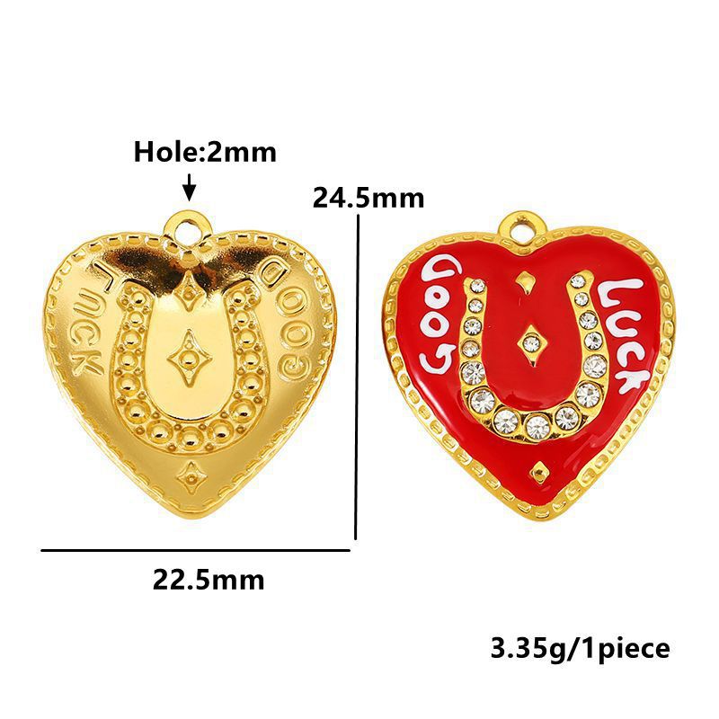 Love horseshoe red