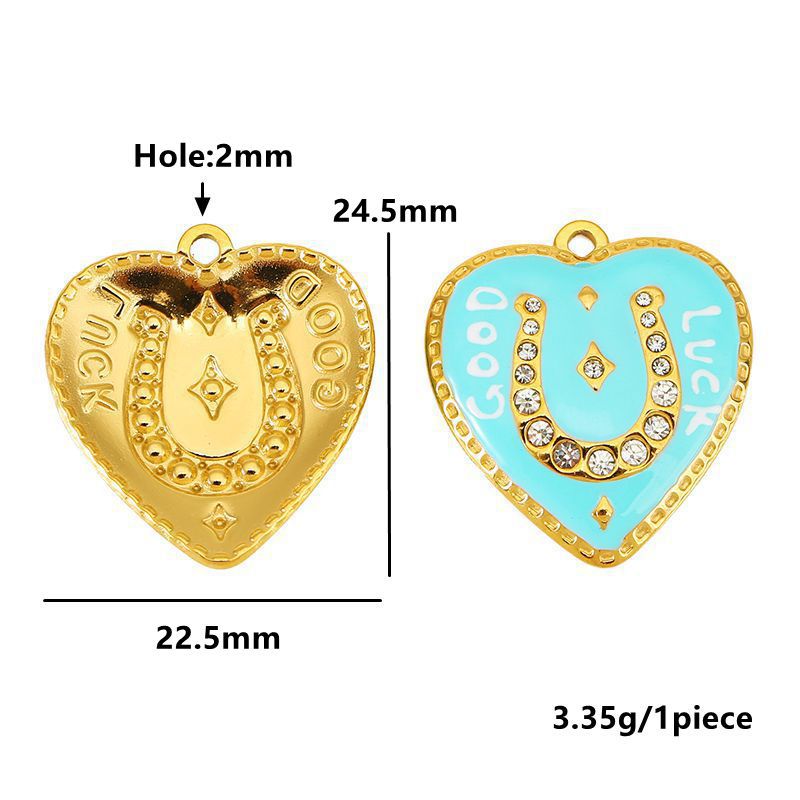 Love horseshoe blue