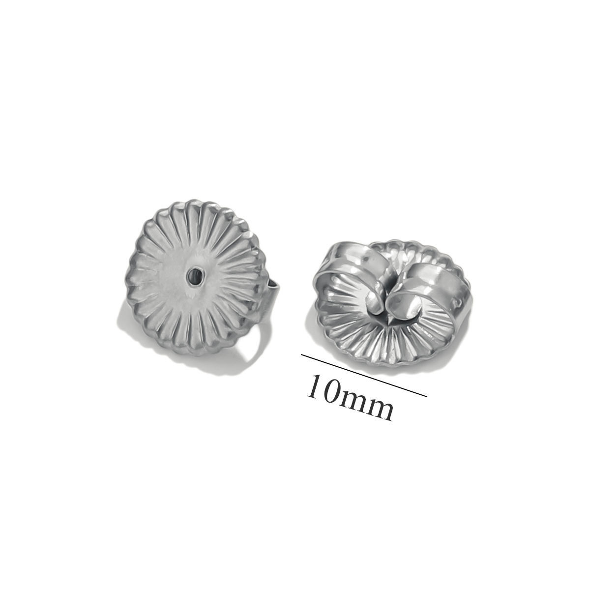 Large flower pattern-silver