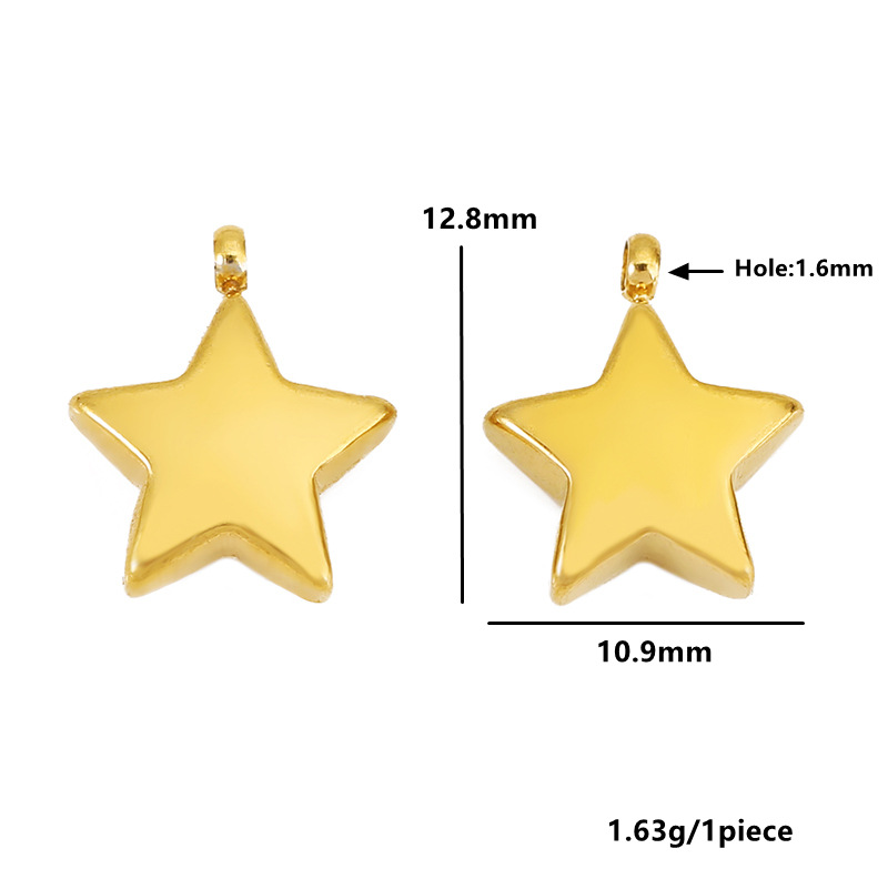 Five-pointed star-gold