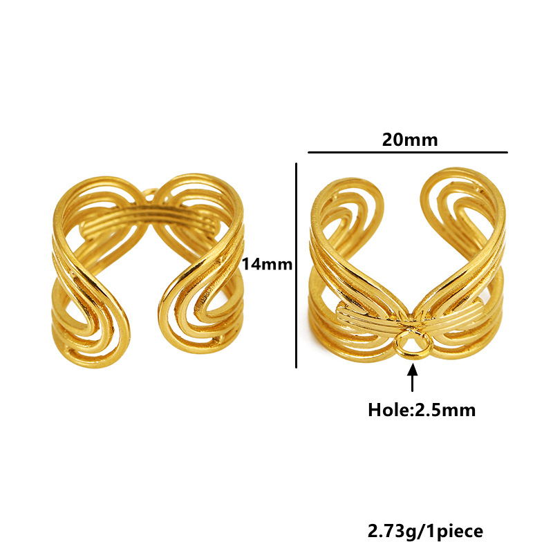 Hollow lines-gold