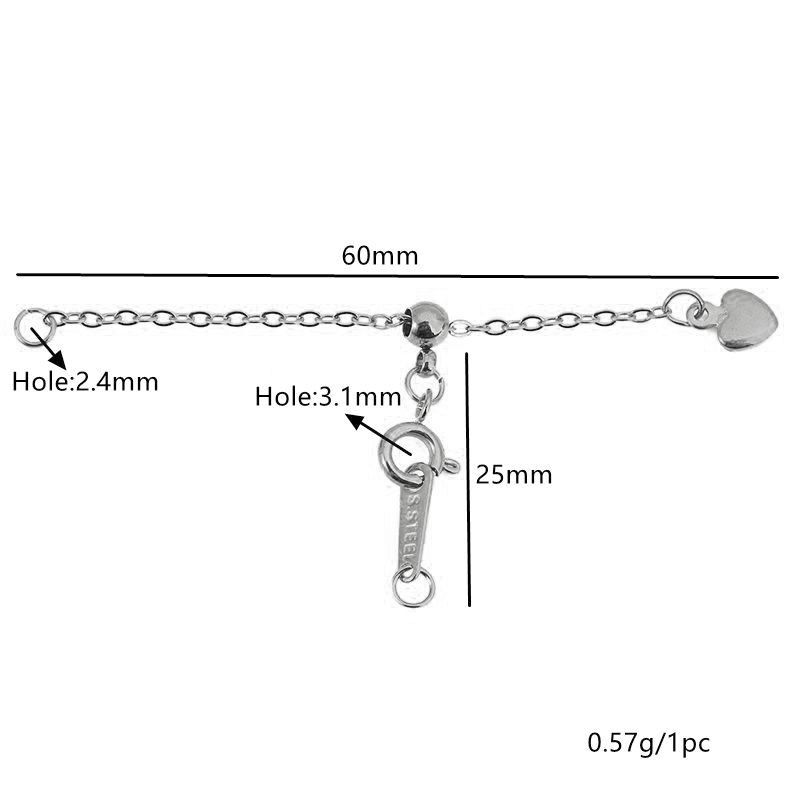Steel color b solid heart