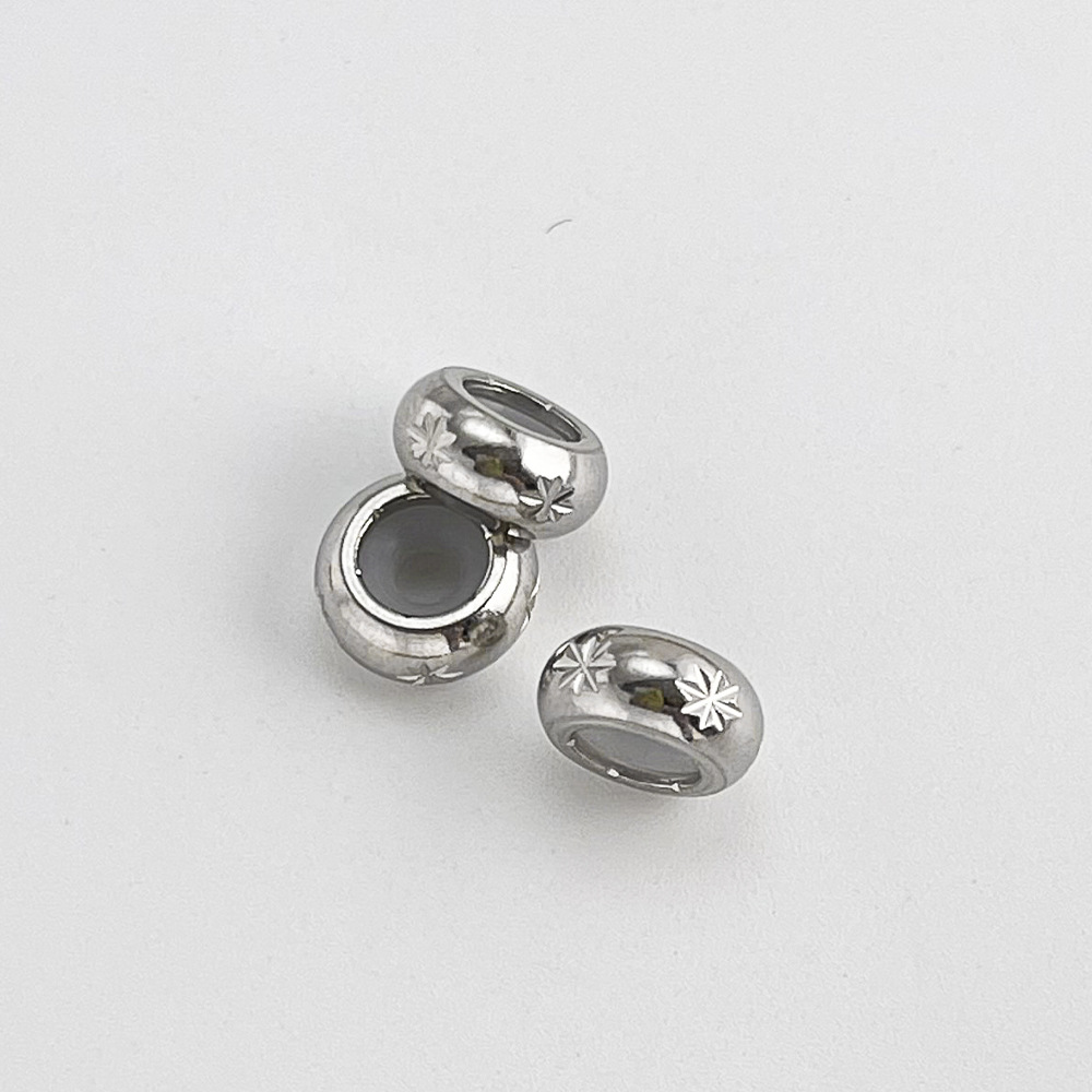 Rice-shaped flower steel color