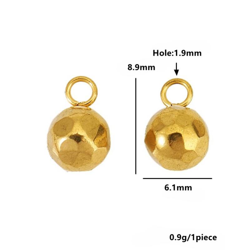 Single bail 6mm - gold