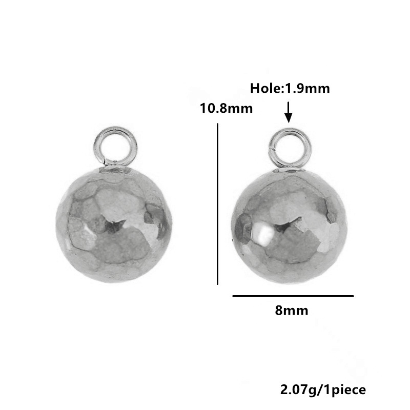 Single bail 8mm - steel color