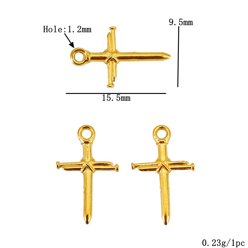 Cross gold 1590