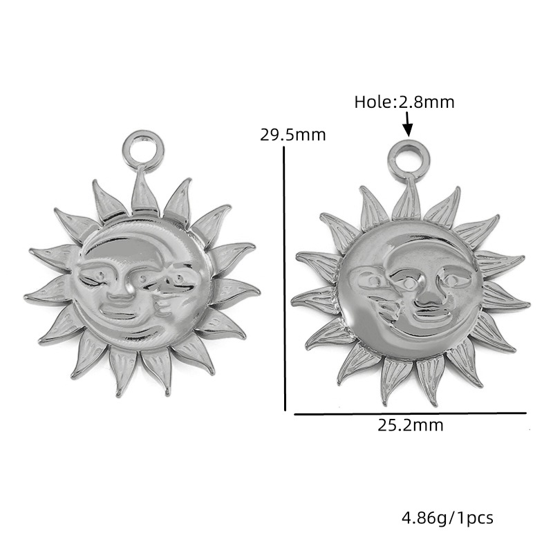 Steel moon sun