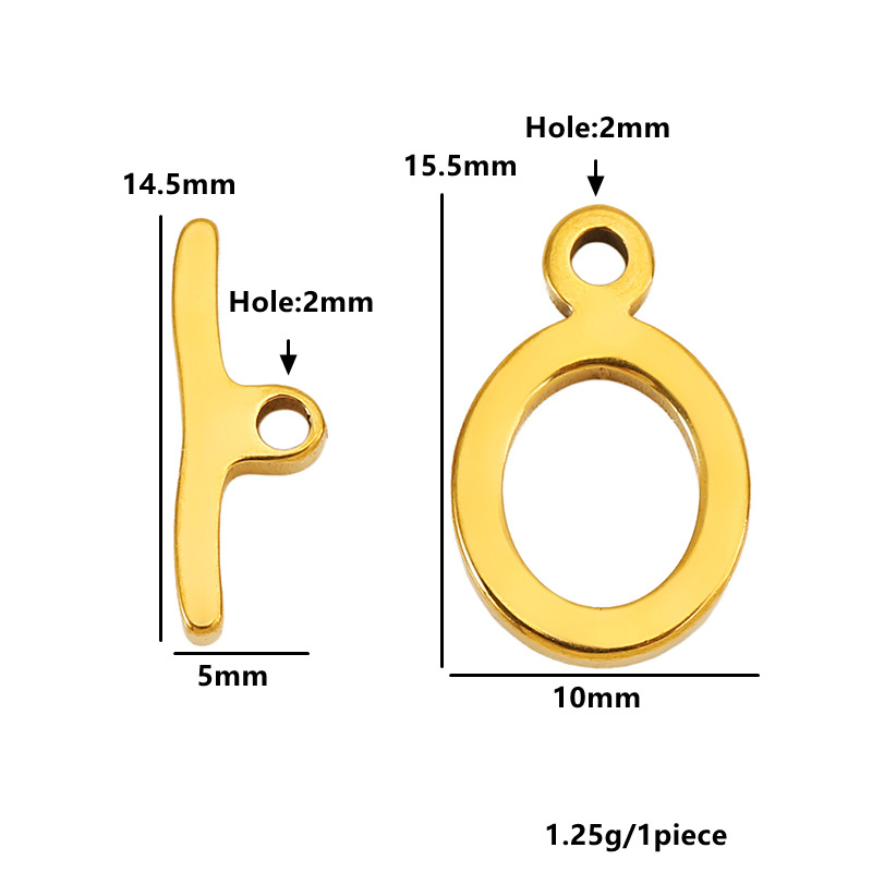 Flat oval trumpet-gold