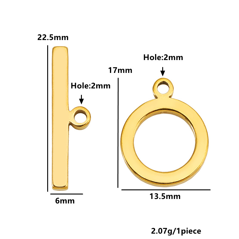 Flat circle-gold
